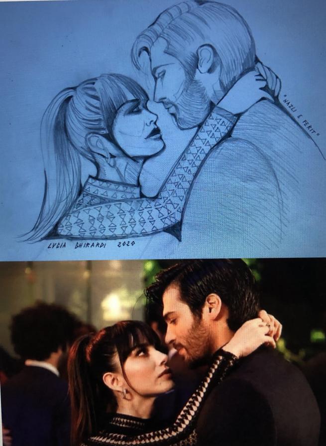 Dalla fotografia al disegno : "Nazli e Ferit" (Bitter Sweet)