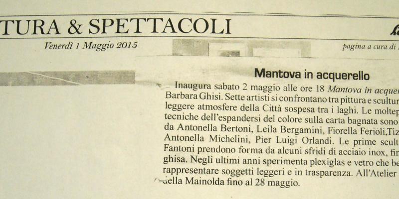 MANTOVA IN ACQUERELLO presso ATELIER DES ARTS