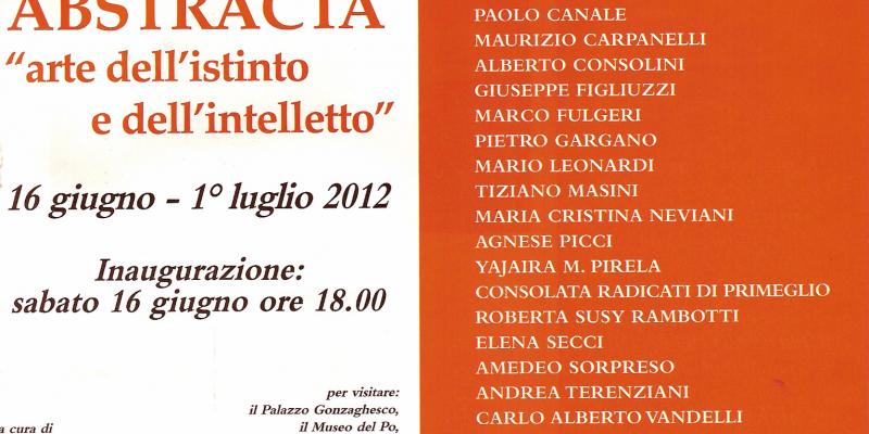 PAGINA PUBBLICITARIA COLLETTIVA ABSTRACTA SU ARTE MONDADORI di giugno