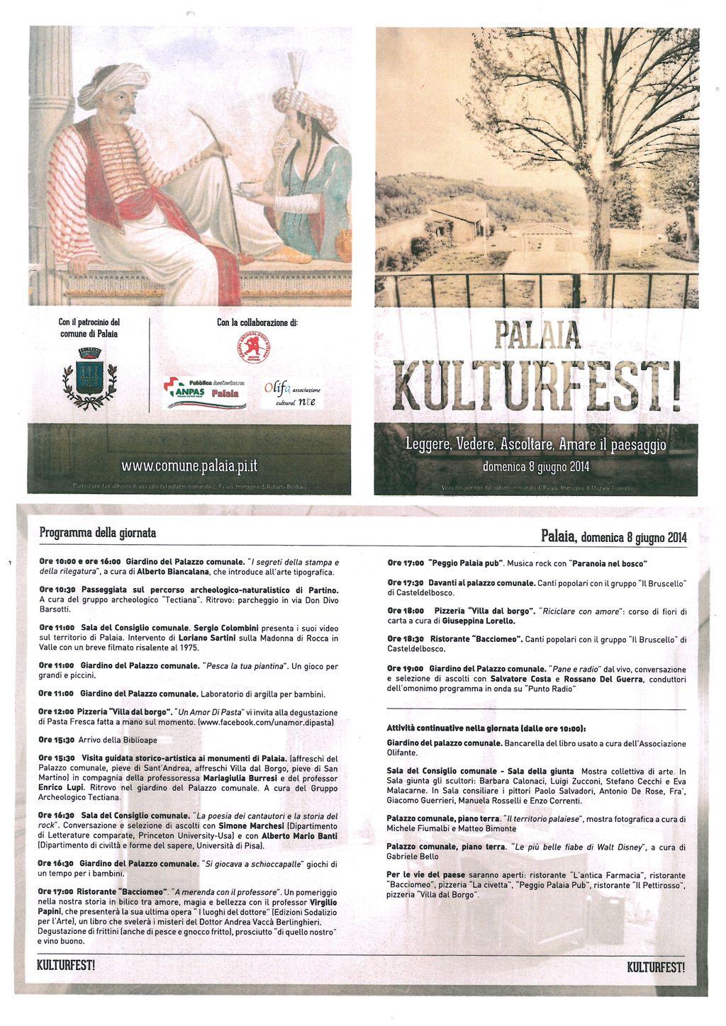 Palaia KuLTuRFeST! Palaia KuLTuRFeST!