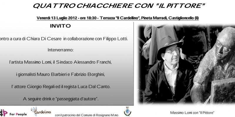 Quattro chiacchiere con “il pittore” Quattro chiacchiere con “il pittore”