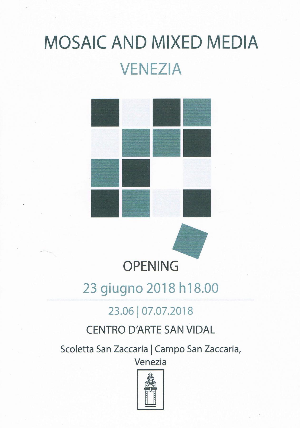 Installazione Collettiva MOSAIC a Venezia Centro d’Arte San Vidal