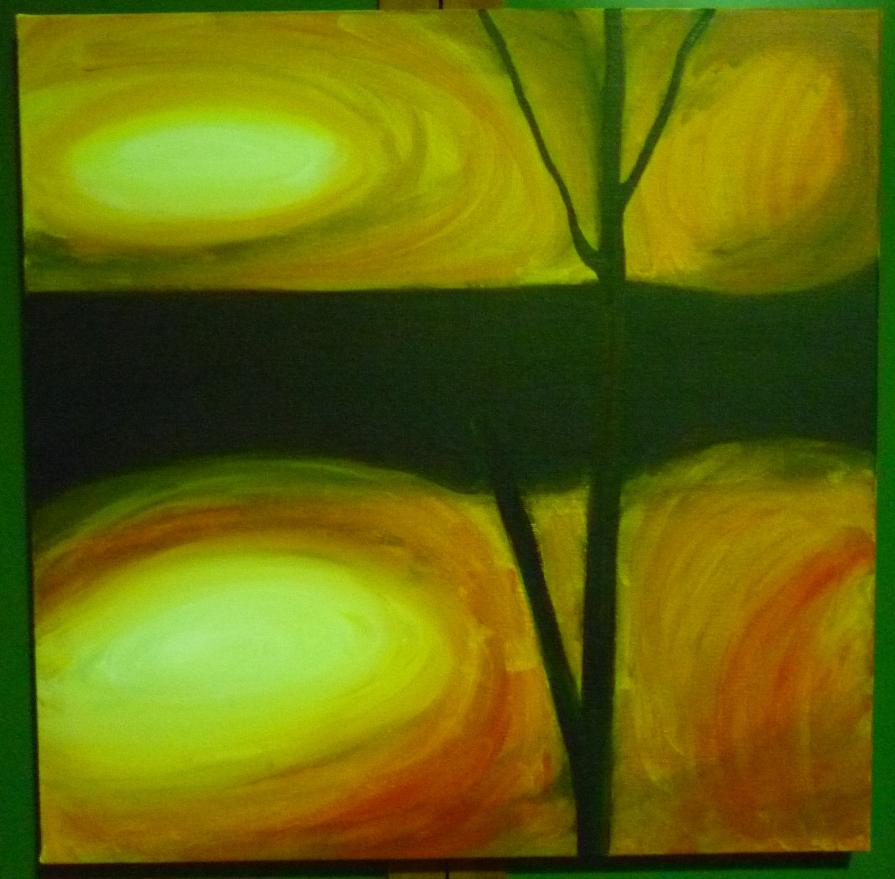 Branch and landscape