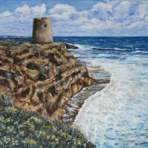 Marinella Careddu - Torre su scogliera