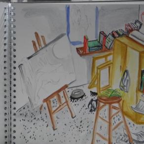 il mio studio nei momenti migliori