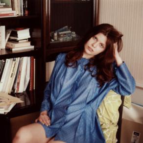 Mary with blue dress