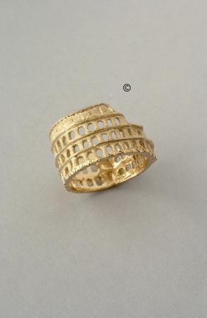 Anello Colosseo Originale "Gioiello di Roma"