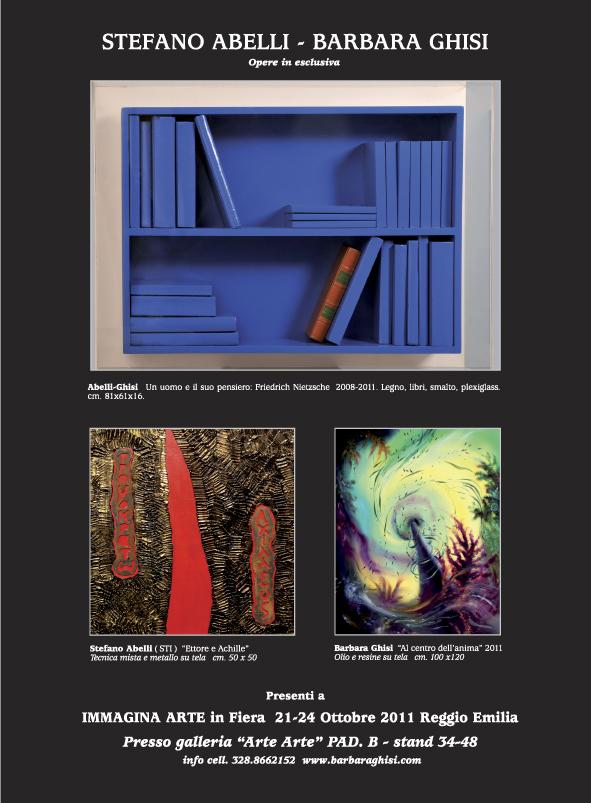 Pagina pubblicitaria su Arte Mondadori di ottobre.