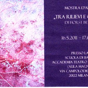 Exhibition "Tra Rilievi E Ombra"