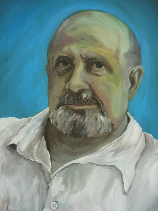 Ritratto del gallerista Sandro Giordano