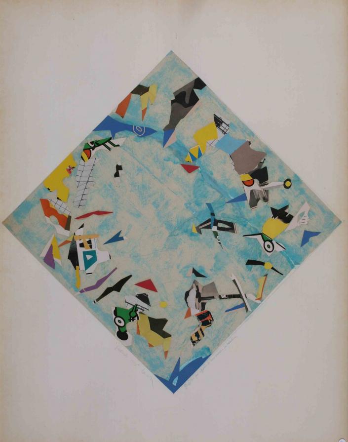 Girotondo, bozzetto per affresco di una camera per bambini