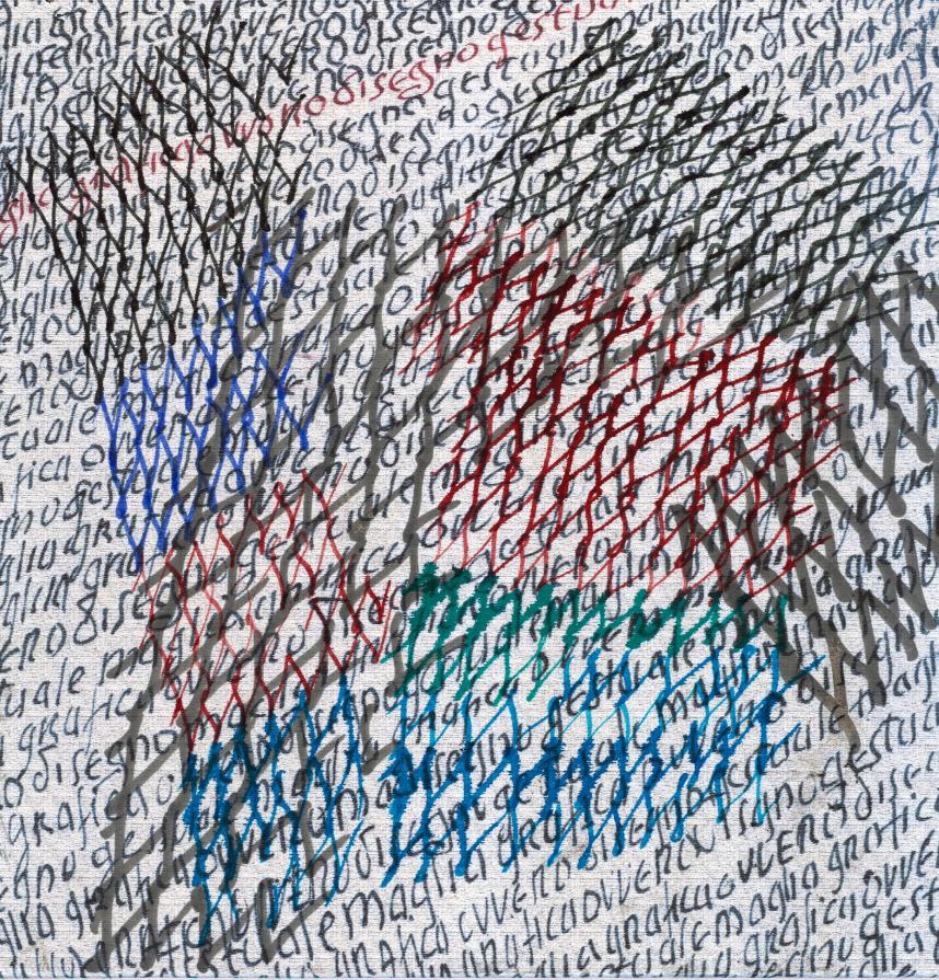 maglia grafica ovvero disegno gestuale