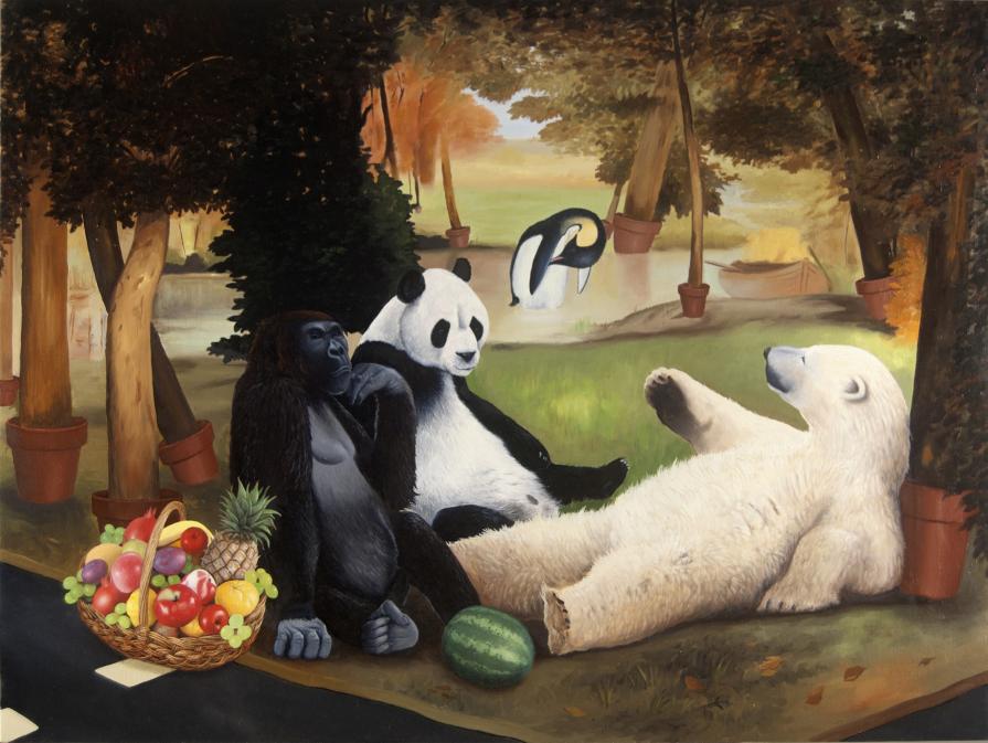 "The Luncheon on the grass"