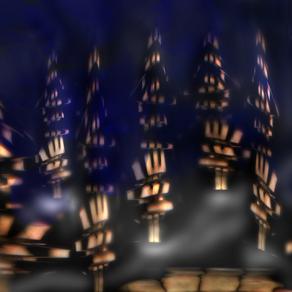 boschetto di conifere