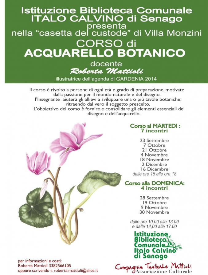 CORSI DI PITTURA BOTANICA