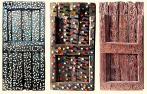 Natale Alessandro Oggionni (Nacho) - Trittico: "Le porte del cristianesimo ( Paradiso-Purgatorio-Inferno)" 