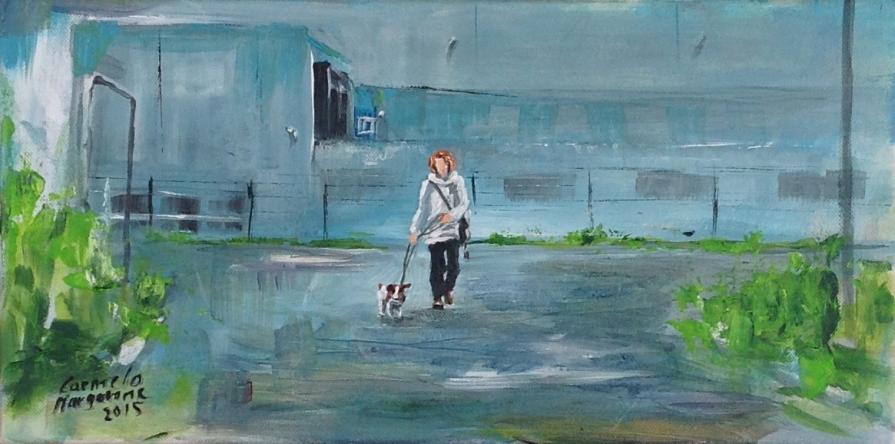 passeggiata con il cane