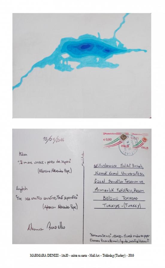 "MARMARA DENIZI" - International Mail Art Biennial - Tekirdag (Turchia)