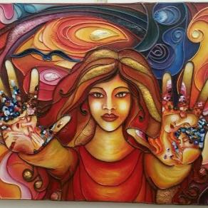 "Klimt in my hands" - version 1