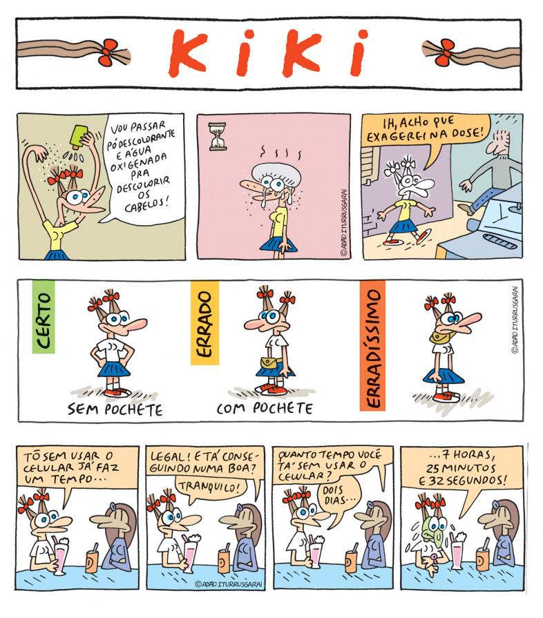Kiki the cartoon by Adão Iturrusgaray