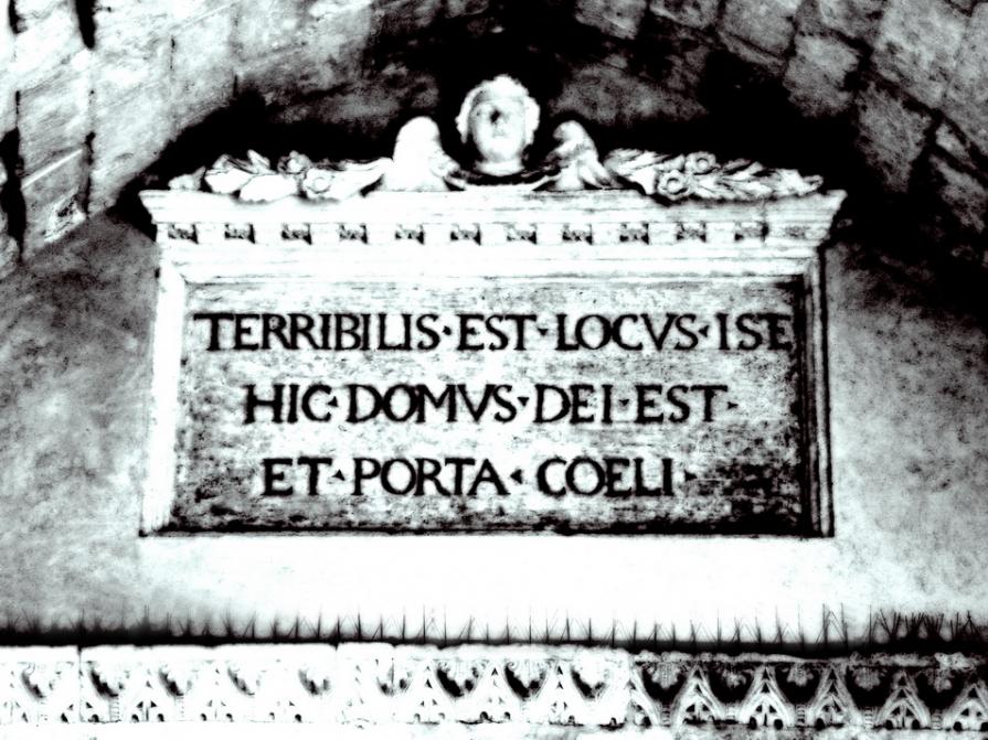 Terribilis est locus ise hic (Santuario San Michele Arcangelo - Monte Sant'Angelo - Foggia - Italy ) 