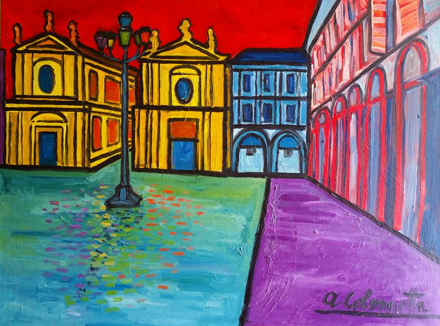 Torino. Piazza San Carlo durante luci d'artista