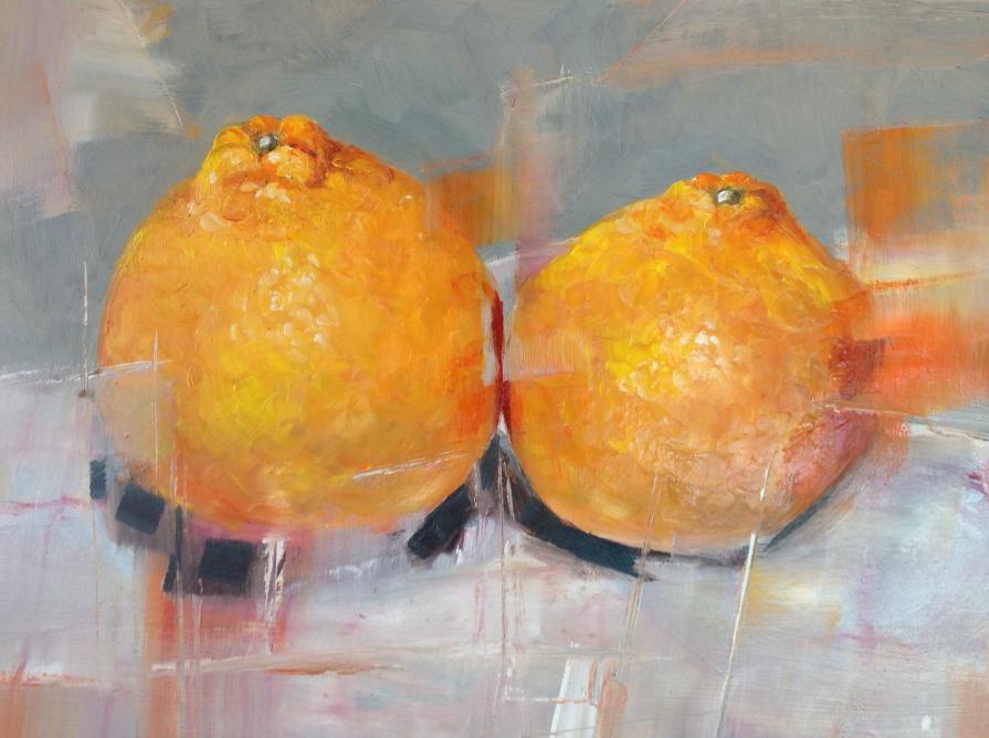 Tarocco olio su tavola  40 x 50 cm