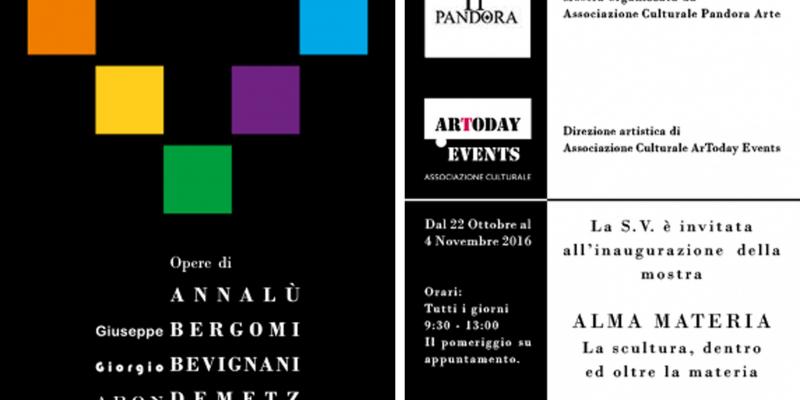 ALMA MATERIA. Dentro e oltre la materia ALMA MATERIA. Dentro e oltre la materia