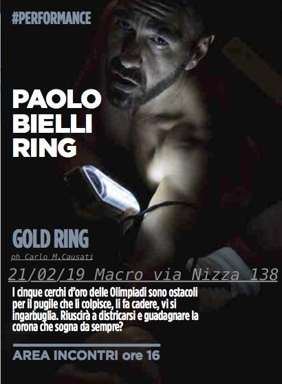 GOLD-RING performance di PAOLO BIELLI RING