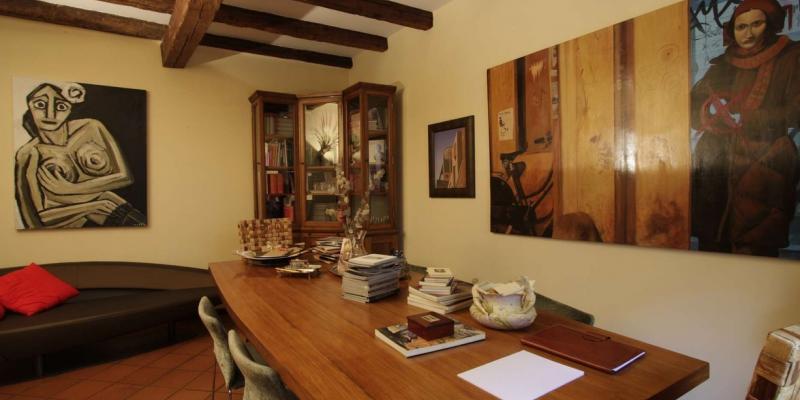 THE OFFICE, THE LIBRARY, THE ARTISTS.