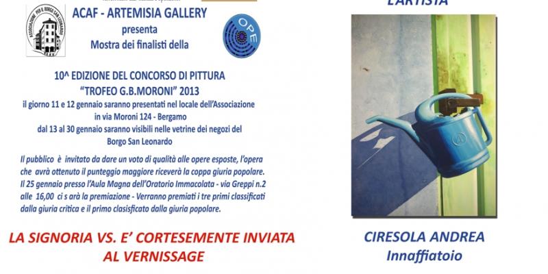 Premio Moroni presso New Artemisia Gallery