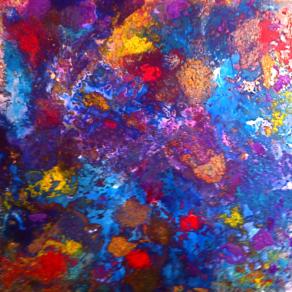 plexy colorato sotto la pioggia