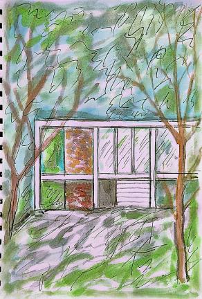 Schizzo per un'architettura