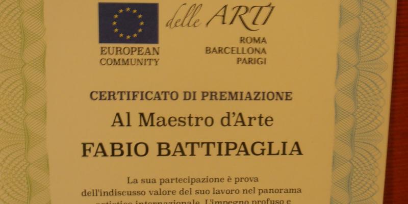 Premiato con il "Premio Eccellenza Europea delle Arti" da EA Editore