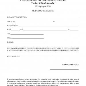 6° Concorso di Pittura Estemporanea “I colori di Castiglioncello” 6° Concorso di Pittura Estemporanea “I colori di Castiglioncello”