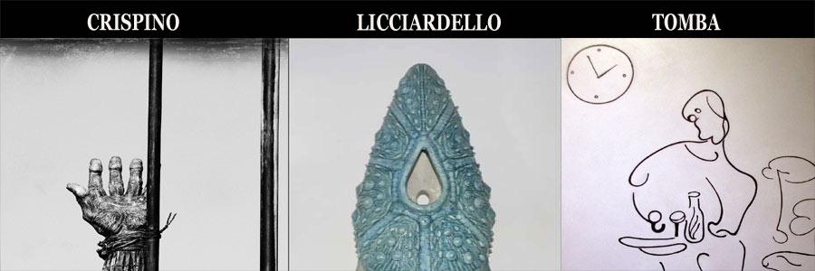 Inaugurazione Mostre personali di: ENZO CRISPINO ROBERTO TOMBA CRISTIANO LICCIARDELLO