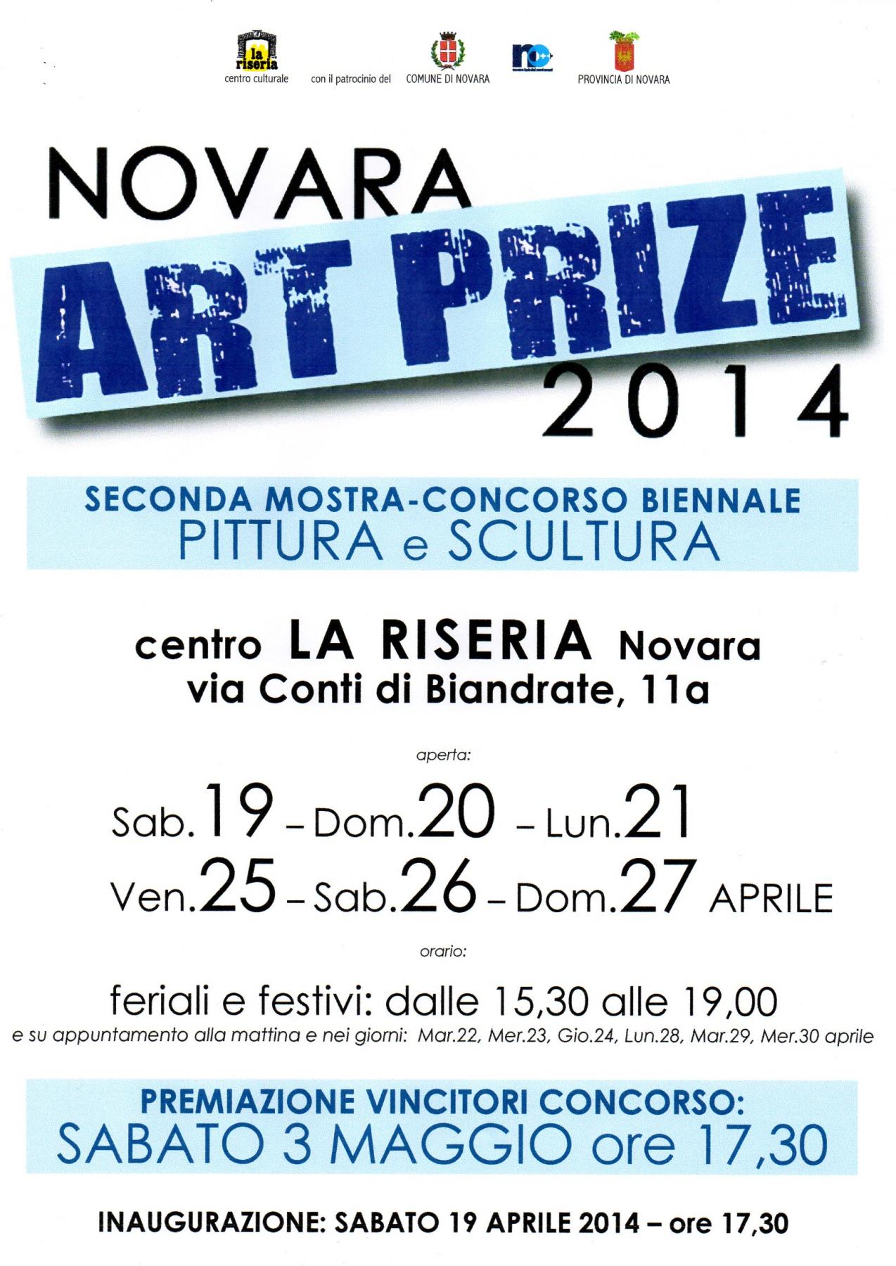 NOVARA "ART PRIZE" 2014 NOVARA "ART PRIZE" 2014