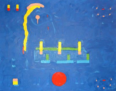 Interno 5 nella città blu