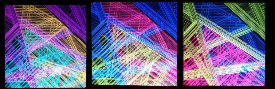 SYNESTHESYA - lumino.kinetic object (plexiglass, LED, aluminium, wood) SYNESTHESYA - lumino.kinetic object (plexiglass, LED, aluminium, wood)