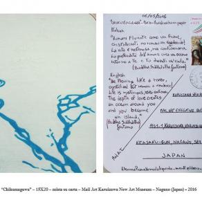 "CHIKUMAGAWA" - Mail Art Karuizawa New Art Museum - Nagano (Japan) 2016