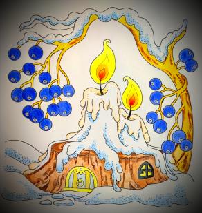 L'albero che amava la neve ...!!!