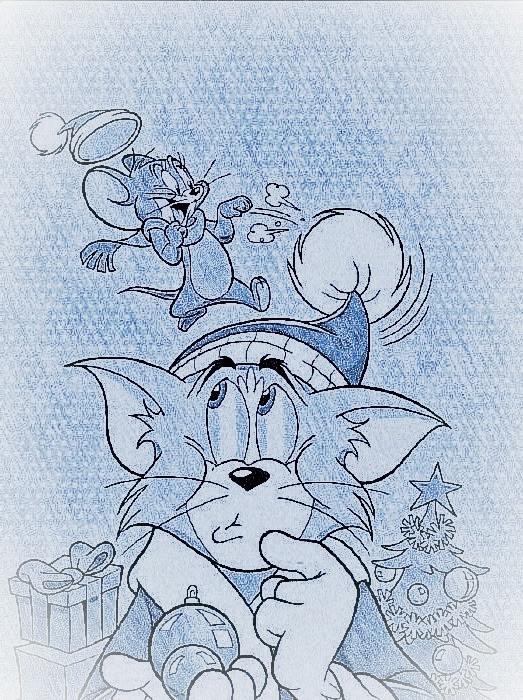 Tom e Jerry non si prendono una pausa dalle loro avventure nemmeno a Natale !!!