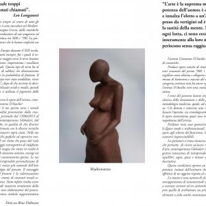 Three staff “Afoismi” “A craft of skilled “ “ In..Coscienza”