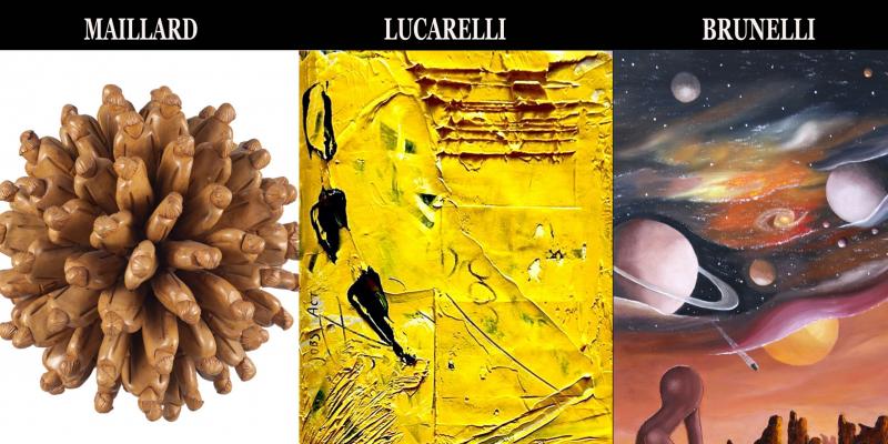 Mostra personale di Vincent Maillard, Antonio Lucarelli e Clara Brunelli presenta Giorgio Grasso 