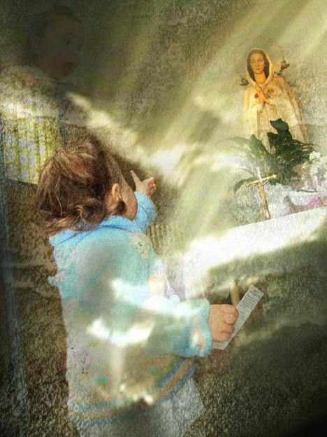 al Santuario SS Rosa Mistica.