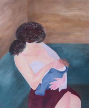 A Woman with her baby