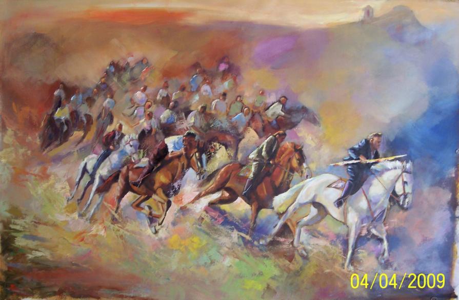 la discesa dell'ardia