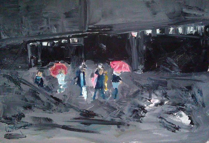 Kids going to school in Gaza