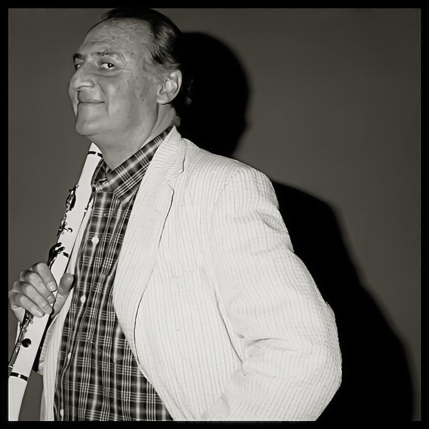 Renzo Arbore -- by Augusto De Luca.