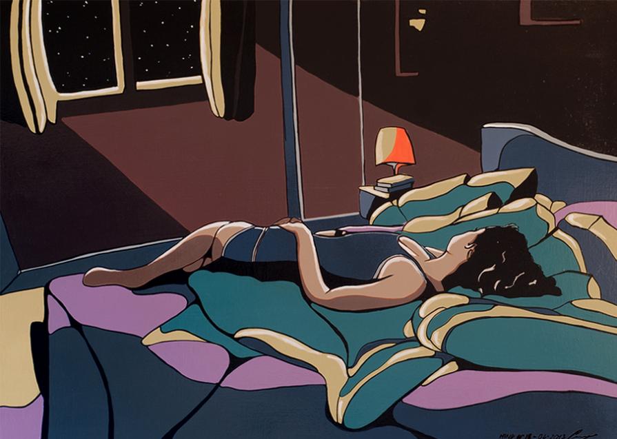 Mind 16 Woman On The Bed